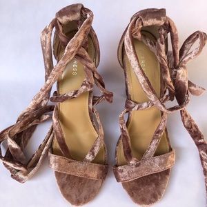 Express Velvet Heels